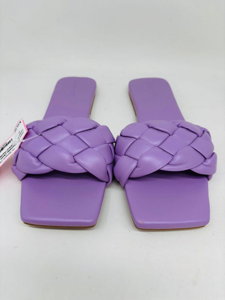 Open Edit Sandals Purple 8.5