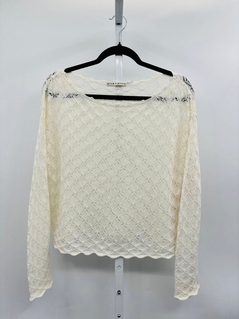Alice + Olivia Sweater White XS