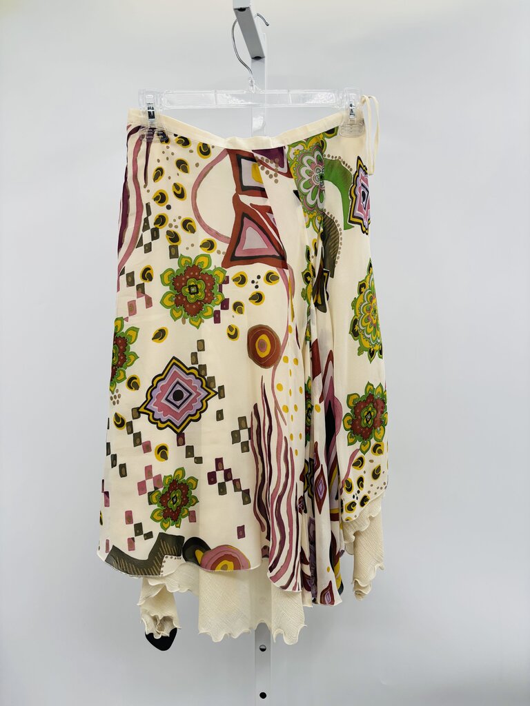 Etro Skirt Cream Multi 38