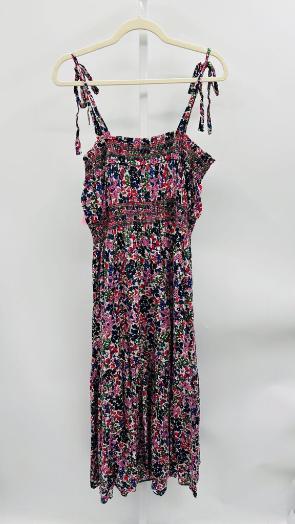 J. Crew Dress Pink/ Blue Multi S