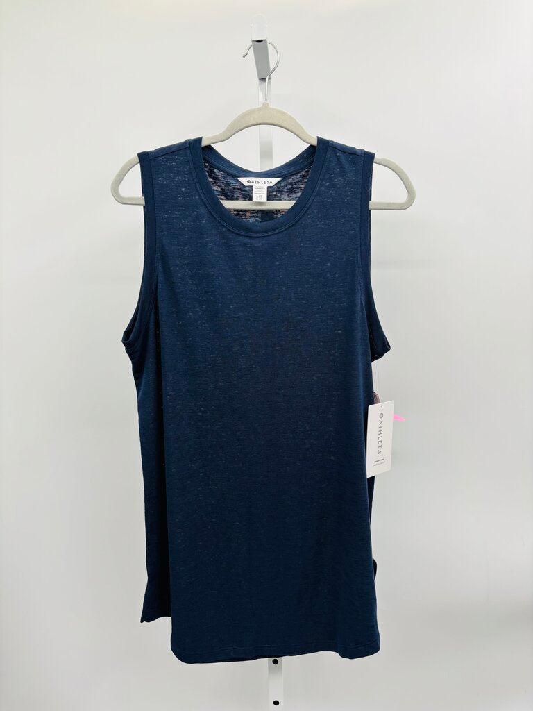 Athleta Active Top Navy Blue L