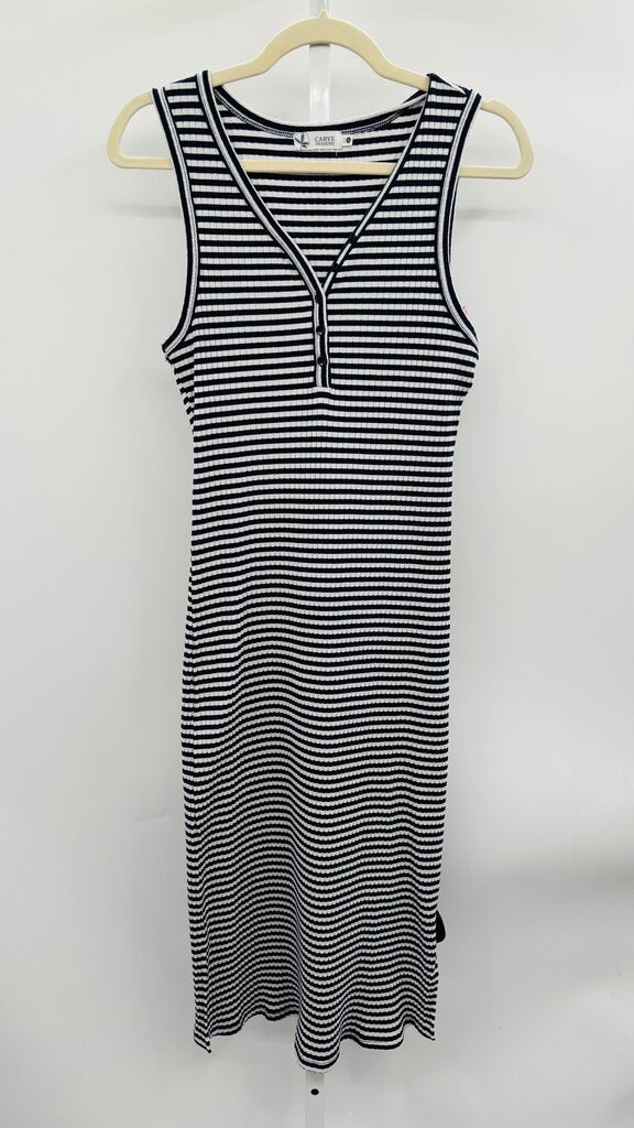 Carve Designs Dress Blue/White S