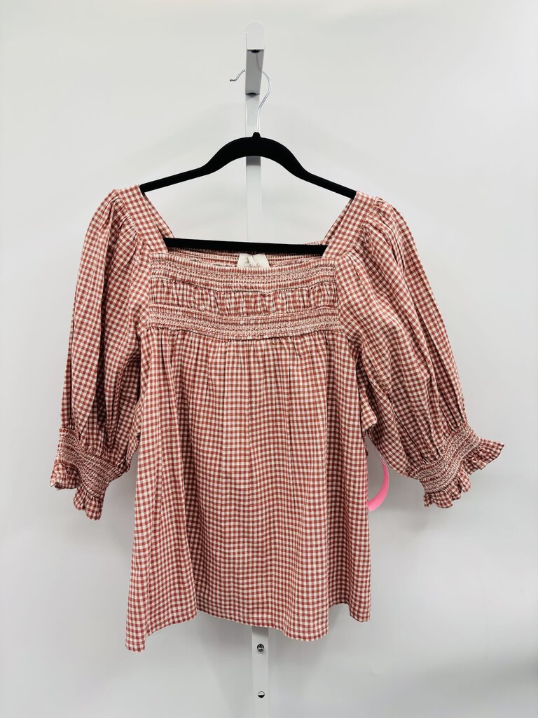 Cleobella Blouse Red White XL