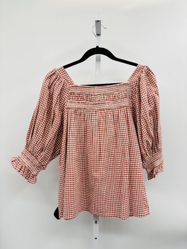 Cleobella Blouse Red White XL