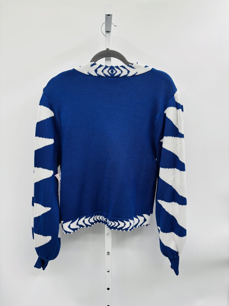 farm rio Cardigan Blue/White M