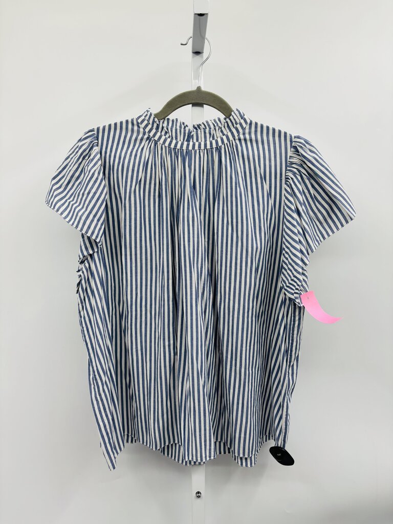 Trovata Blouse Blue/White M