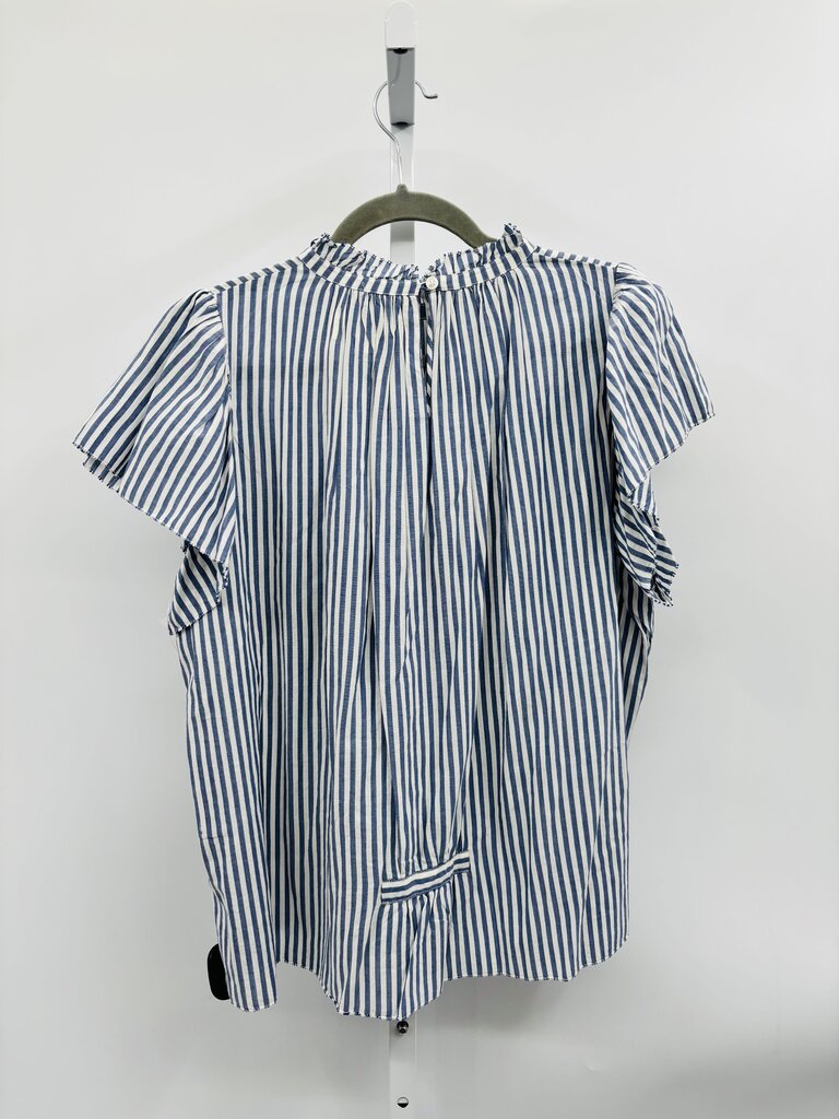 Trovata Blouse Blue/White M