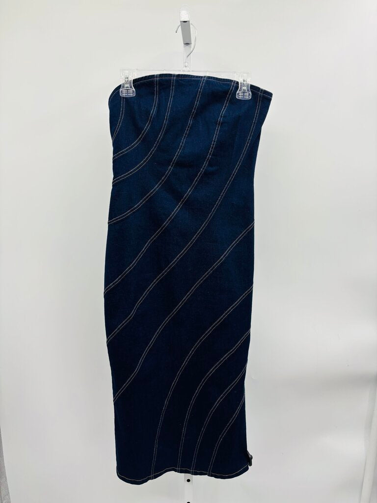 The Sang Dress Blue M