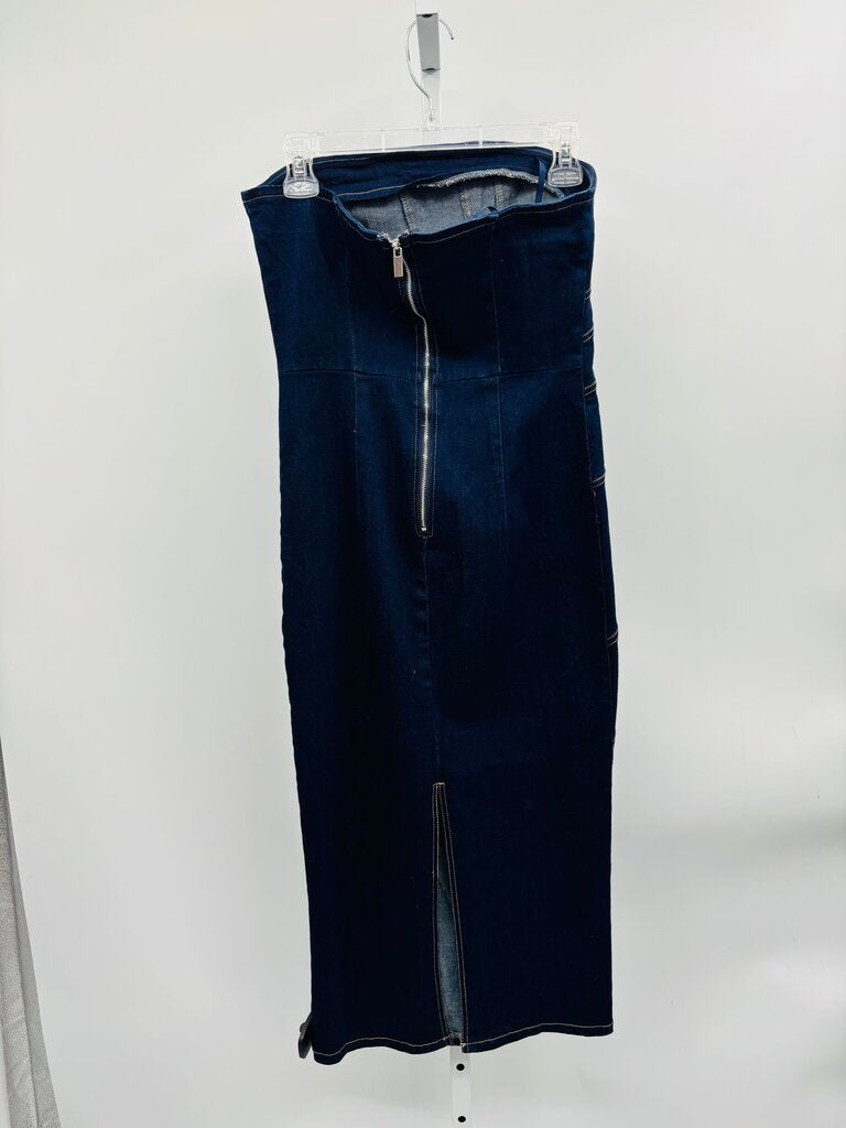 The Sang Dress Blue M
