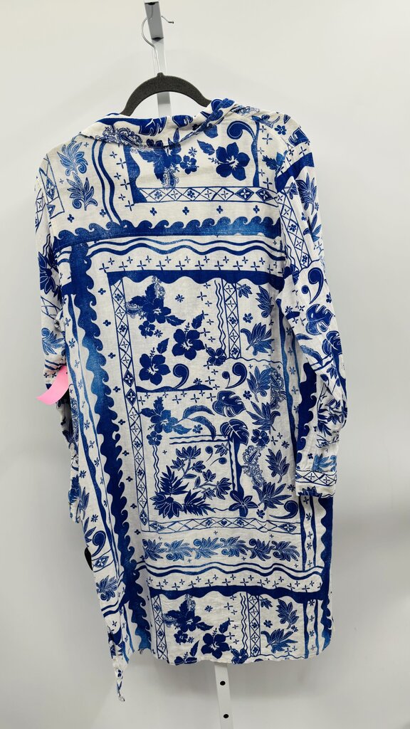 Joie Dress Blue White L