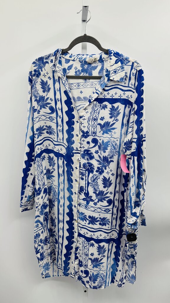 Joie Dress Blue White L