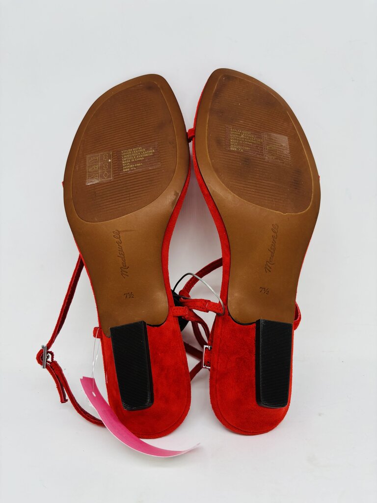 Madewell Sandals Red 7.5