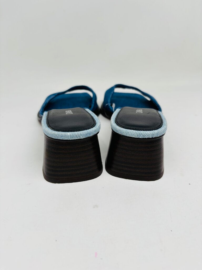 Zara Low Heel Blue 40