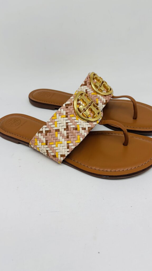 Tory Burch Sandals Tan/White 9.5
