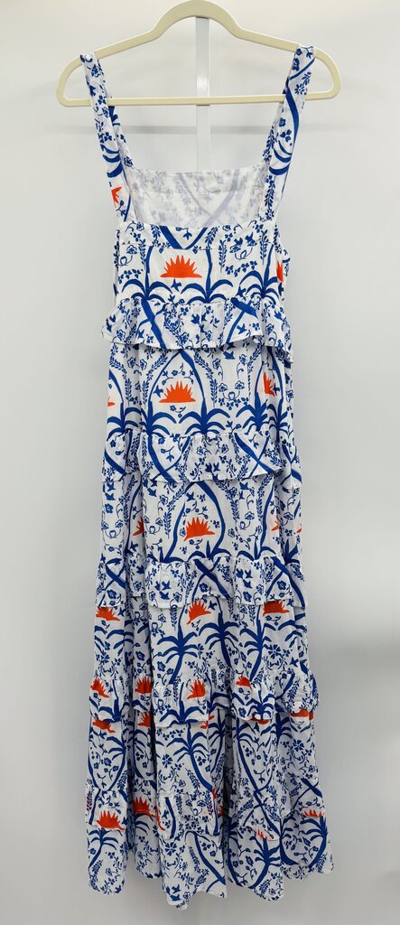 Ro's Garden Maxi Dress White/Blue M