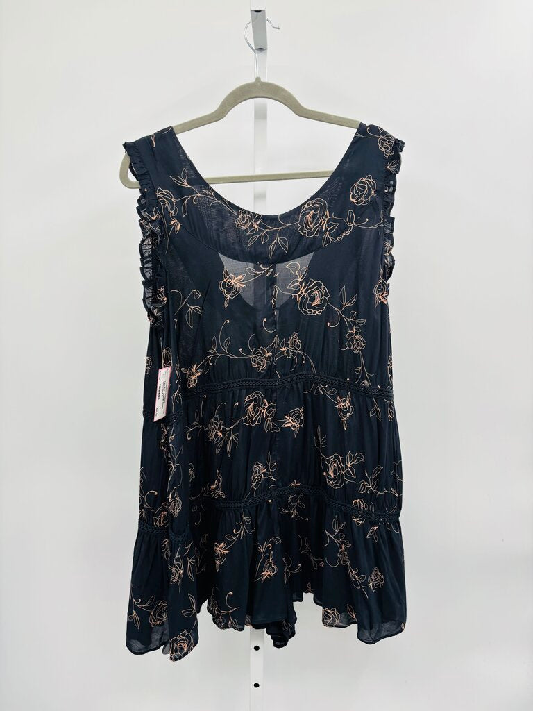 Anthropologie Tunic Black XL