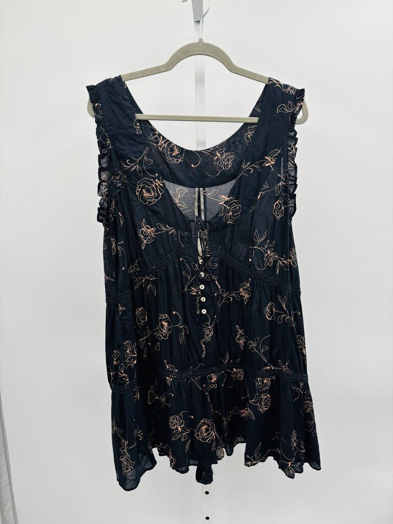 Anthropologie Tunic Black XL