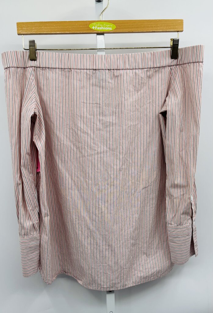 Worth Blouse White/Orange