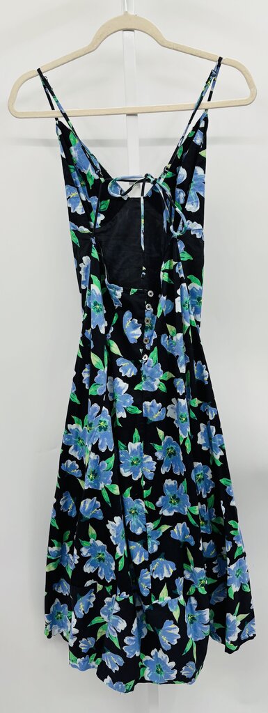 Free People Maxi Dress Black/Blue S