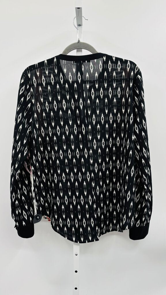 Sanctuary Top Black/White L