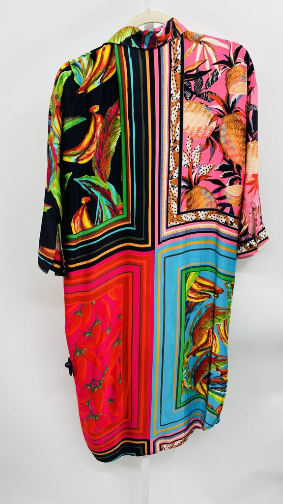Farm Maxi Dress Black Multi XS