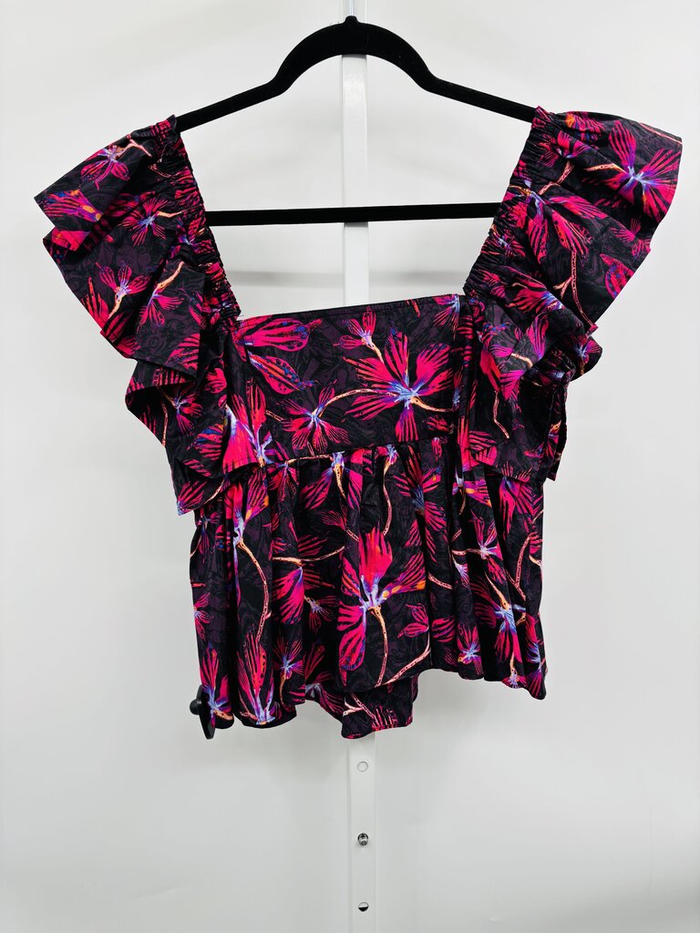 Ulla Johnson Top Black/Pink 8