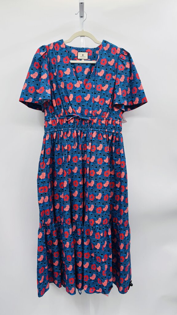 Tuckernuck Maxi Dress Blue/Red M