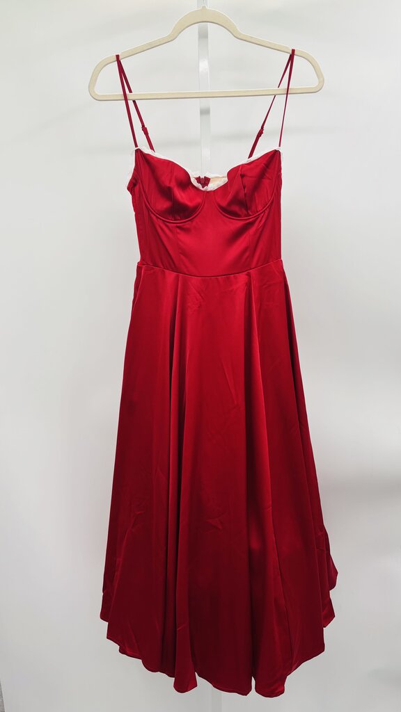 Almond Muse Dress Red S