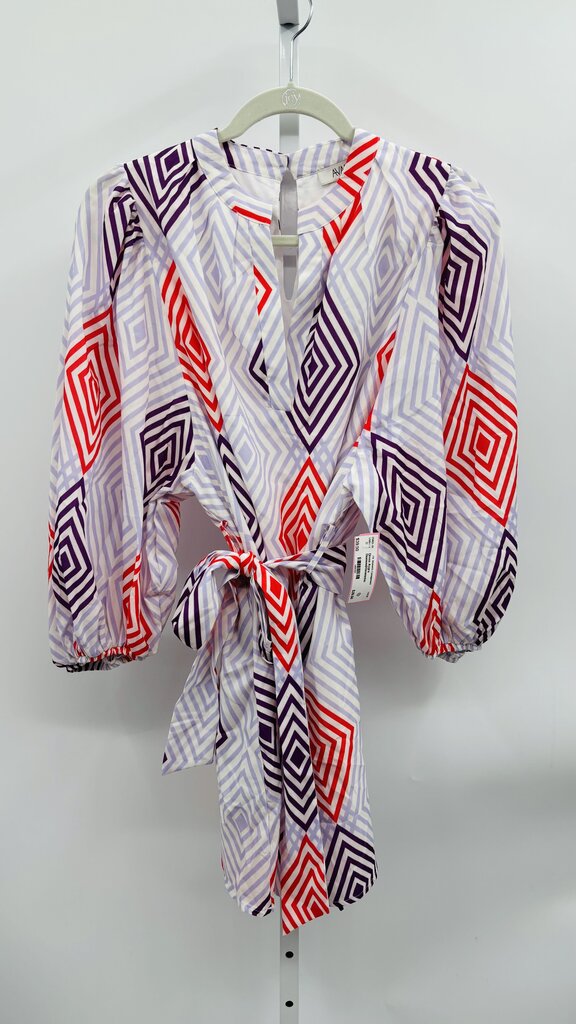 Avara Dress White/Purple S