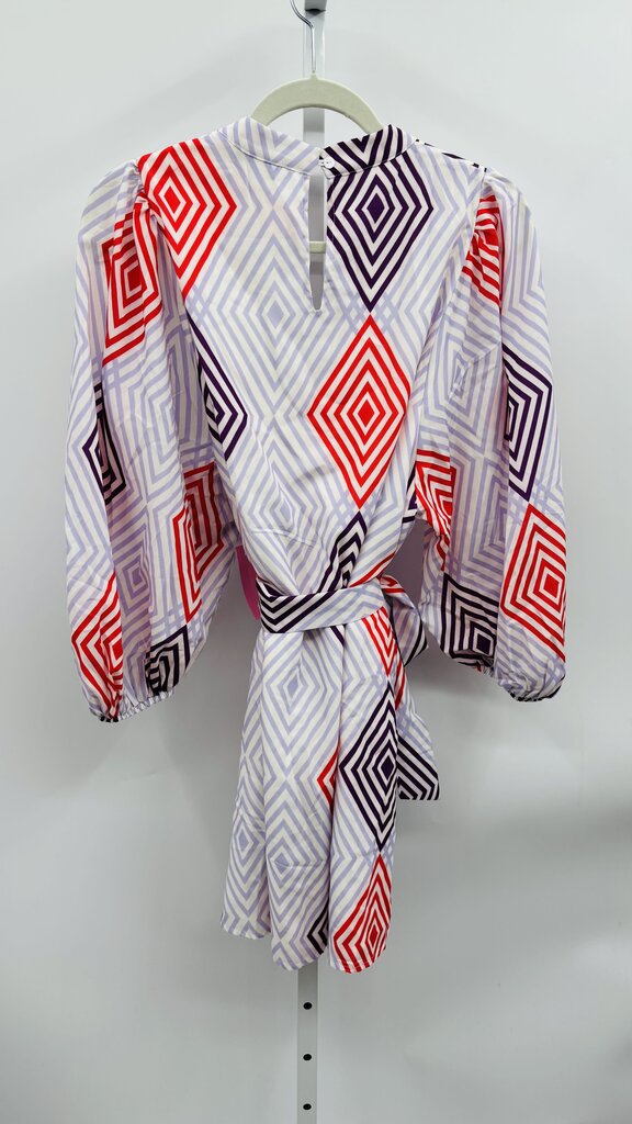 Avara Dress White/Purple S