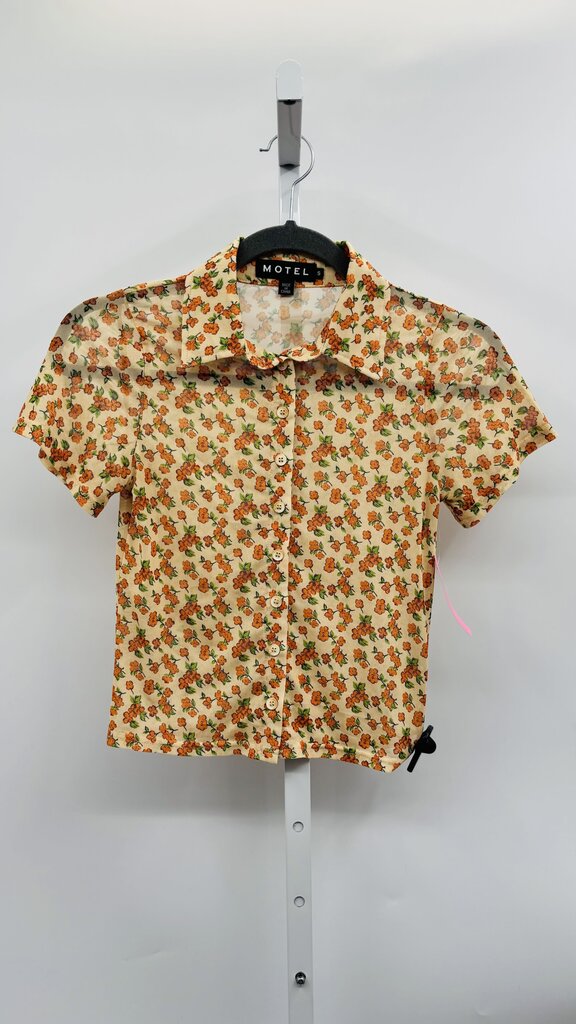 Motel Top Yellow/Orange S