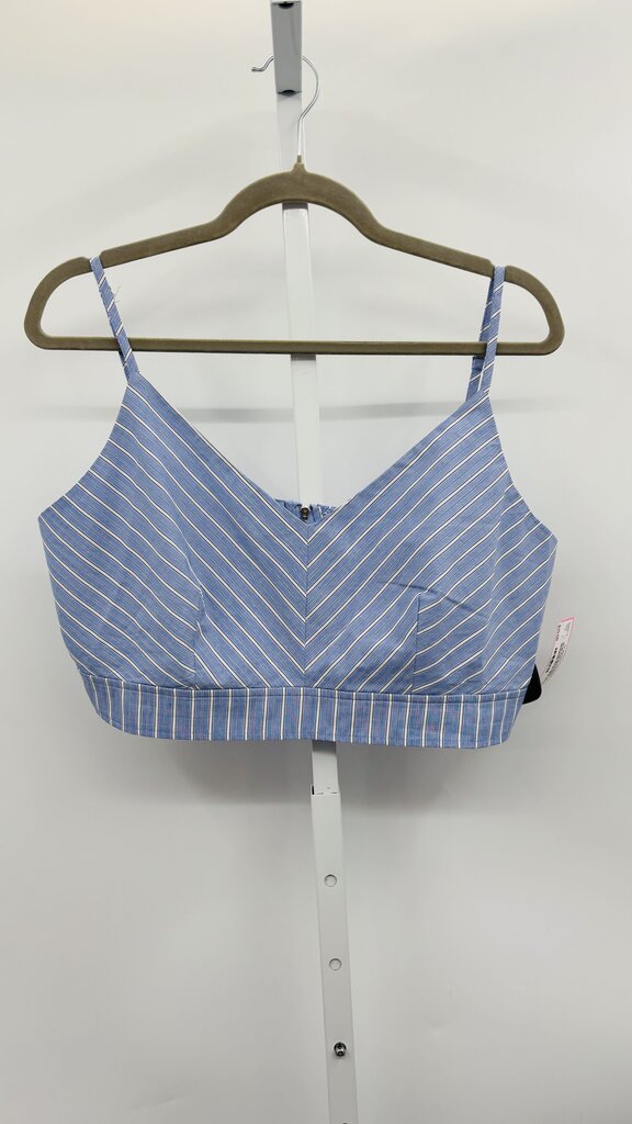 Moon River Crop Top Blue L