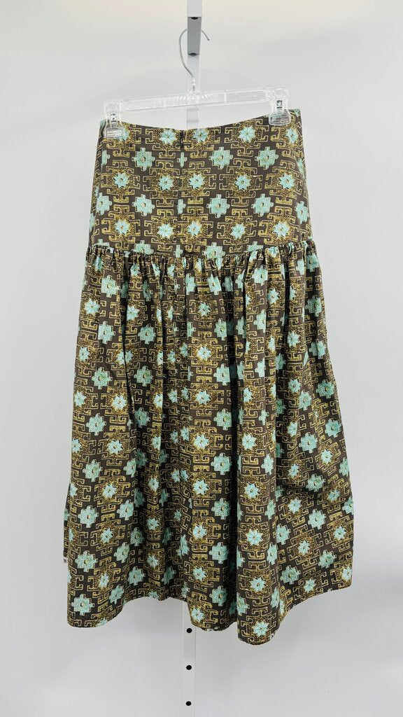 Julia Amory Skirt Maxi Brown/Blue S