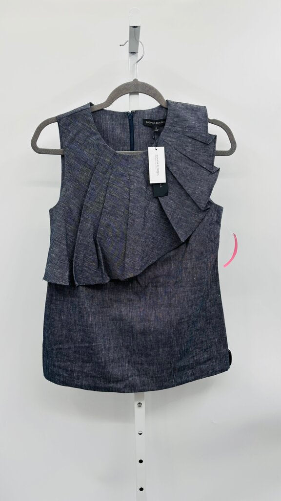 Banana Republic Top Navy Blue 2