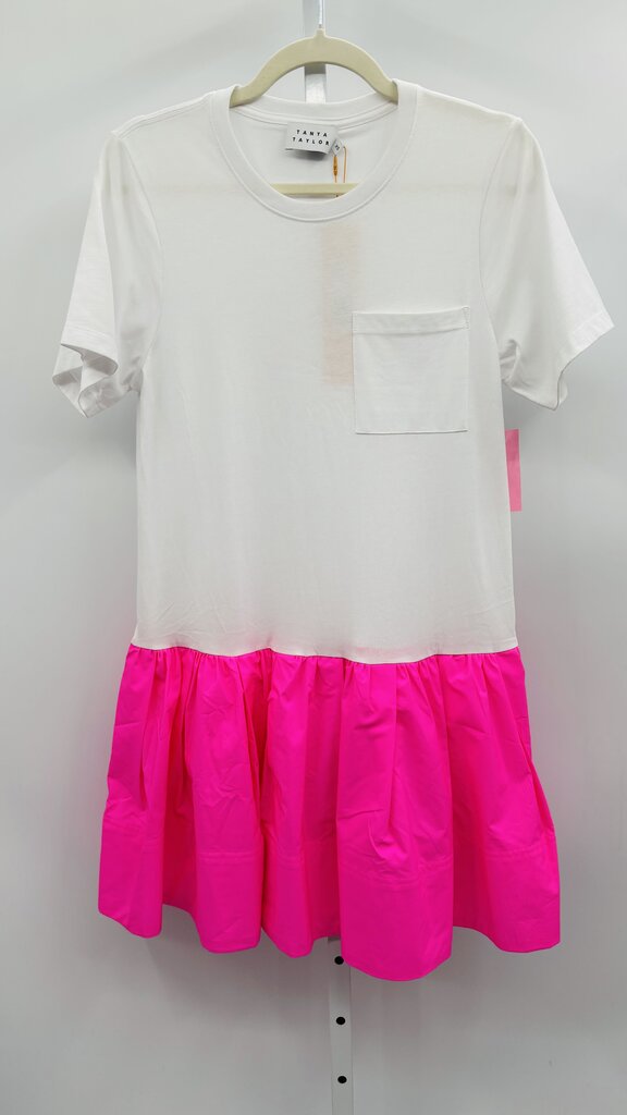 Tanya Taylor Dress White/ Pink XS
