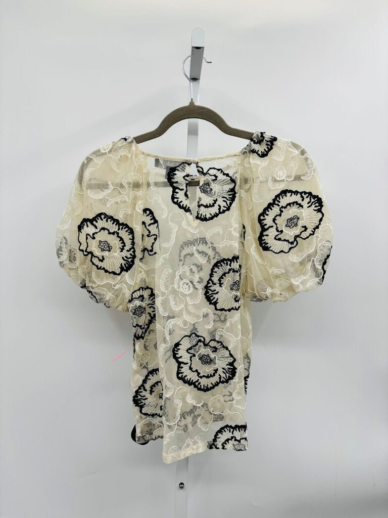 Laundry by Shelli Segal Blouse Black/White S