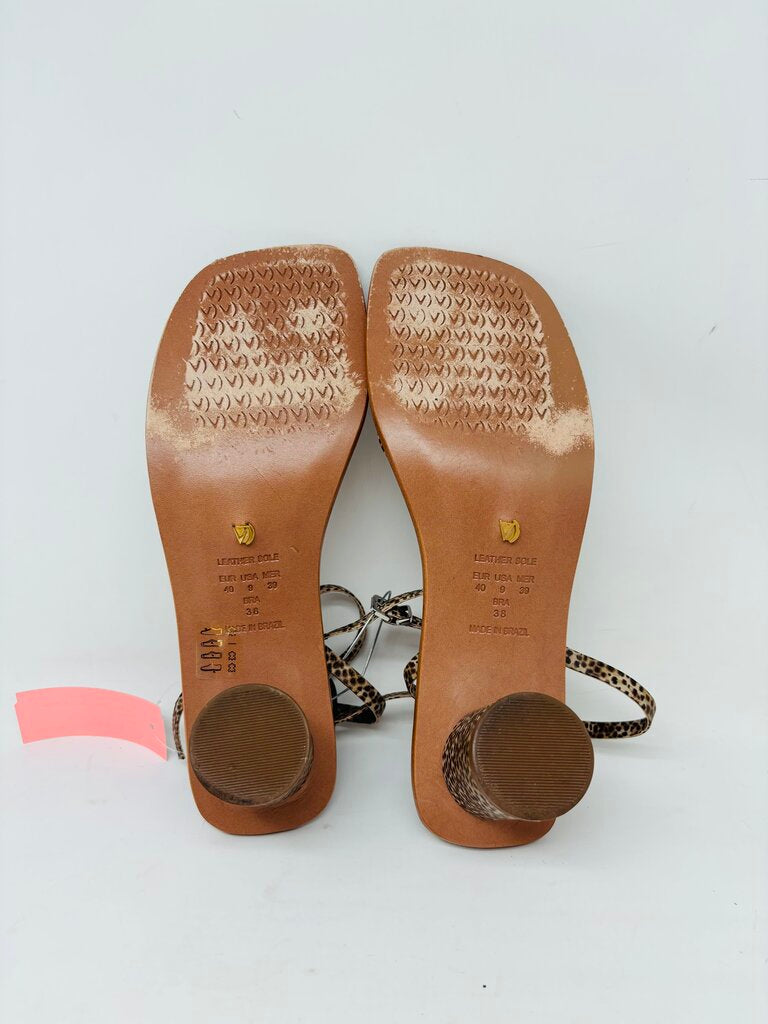 Vicenza Heels Brown 9