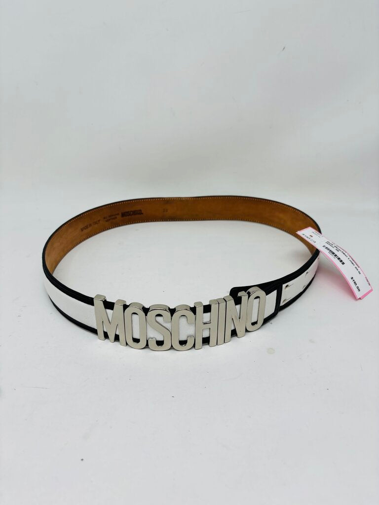 Moschino Belt White 38