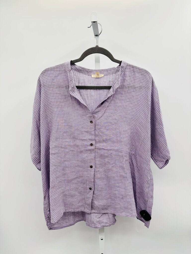 Eileen Fisher Top Purple/Grey L