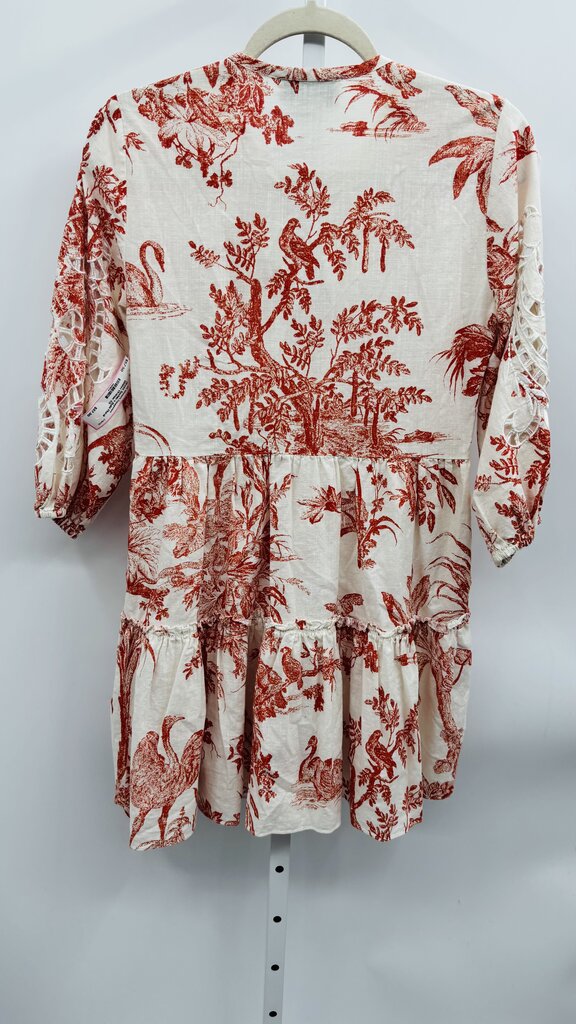 Sachin + Babi Dress White/ Orange XS