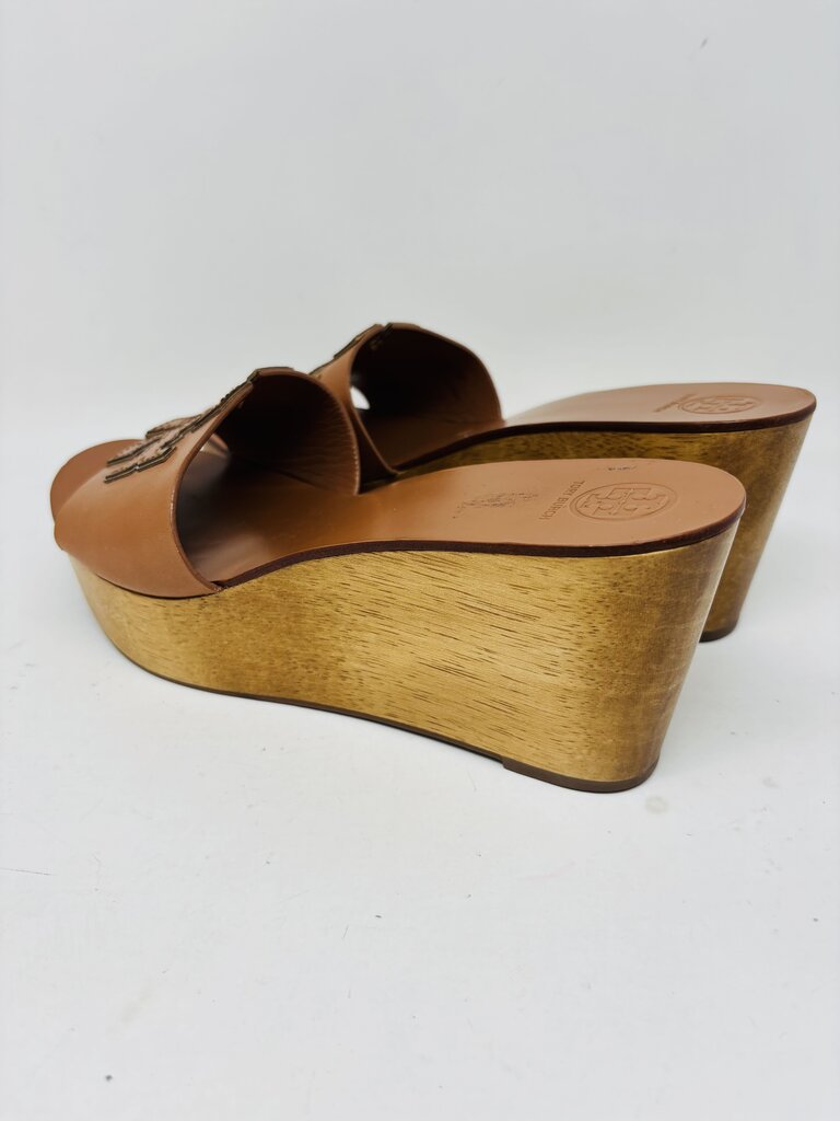 Tory Burch Wedge Brown 8.5