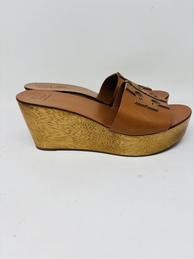 Tory Burch Wedge Brown 8.5