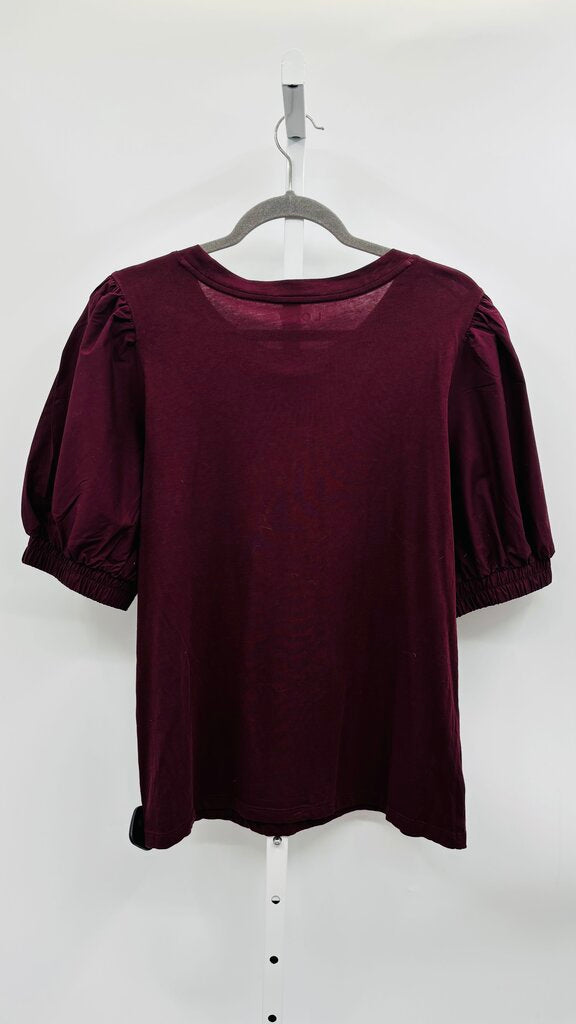 Loft T-Shirt Burgundy L