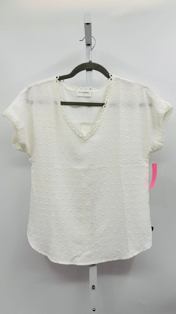 Blu Pepper Top White S