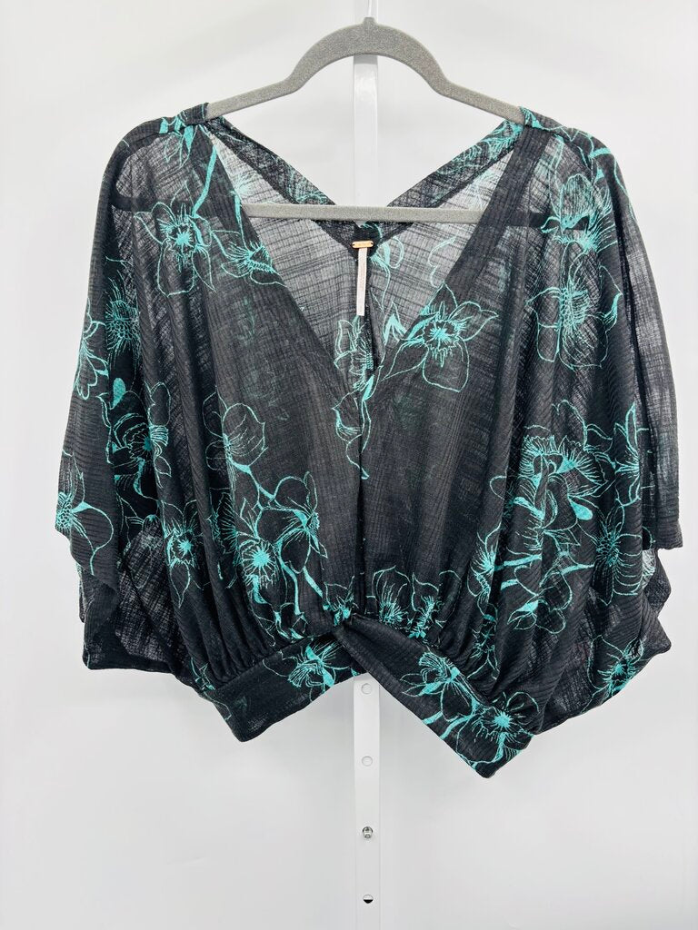 Free People Top Black S