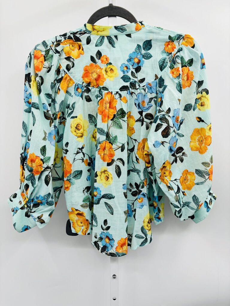 Maeve Blouse Teal XXS