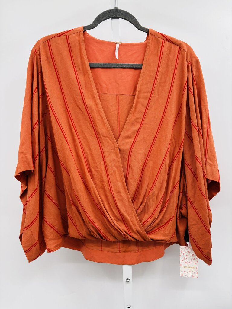 Free People Top Orange L