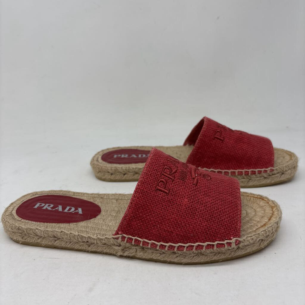 Prada LUXURY SHOES Red 8.5