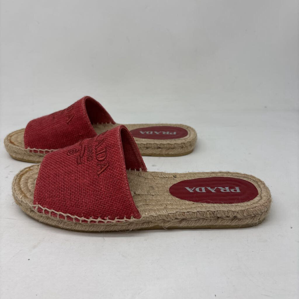Prada LUXURY SHOES Red 8.5