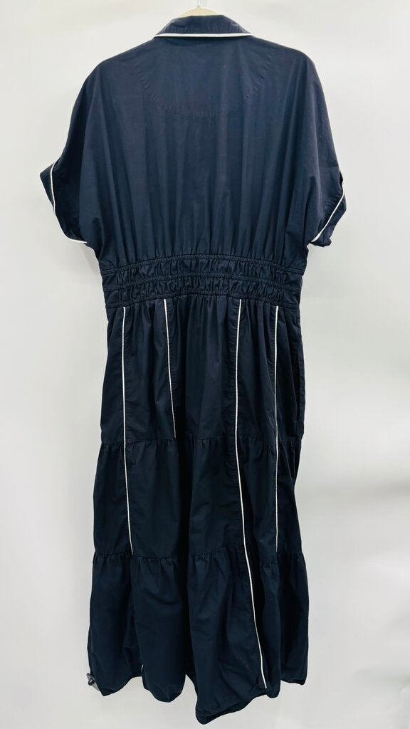 Anthropologie Maxi Dress Black XL